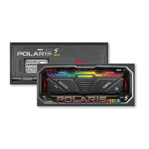 رم کامپیوتر Geil POLARIS RGB DDR5 4800MHz ظرفیت 32GB (2x16GB)