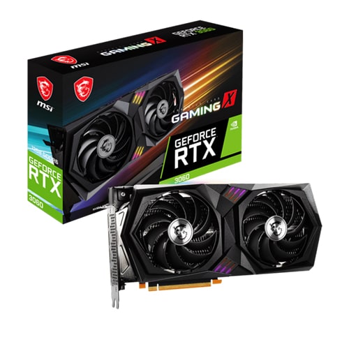 کارت گرافیک ام اس آی مدل MSI GeForce RTX 3060 GAMING X 12G