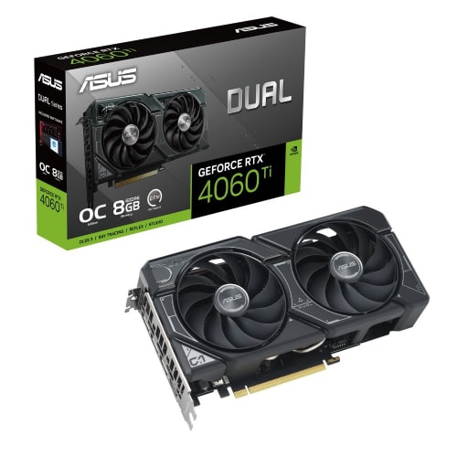 کارت گرافیک ایسوس مدل ASUS DUAL GeForce RTX 4060Ti 8GB OC Edition