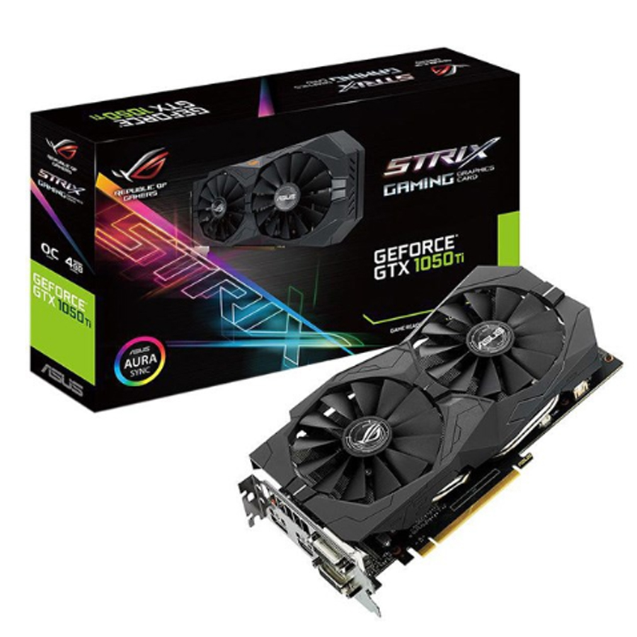 کارت گرافیک ASUS ROG STRIX-GTX1050TI-O4G-GAMING 4GB