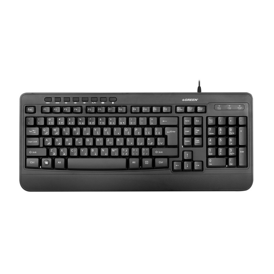 کیبورد باسیم گرین مدل GREEN GK303