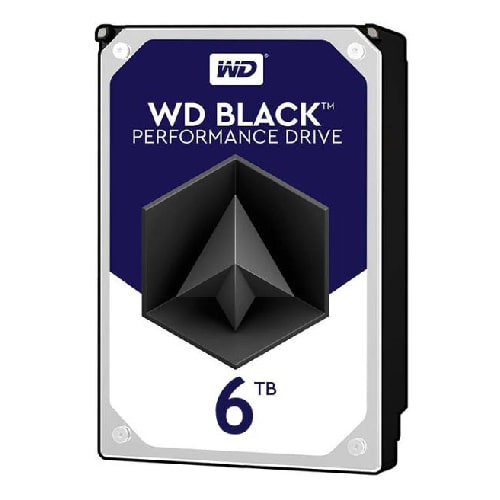 هارد دیسک اینترنال وسترن دیجیتال مشکی ظرفیت 6 ترابایت