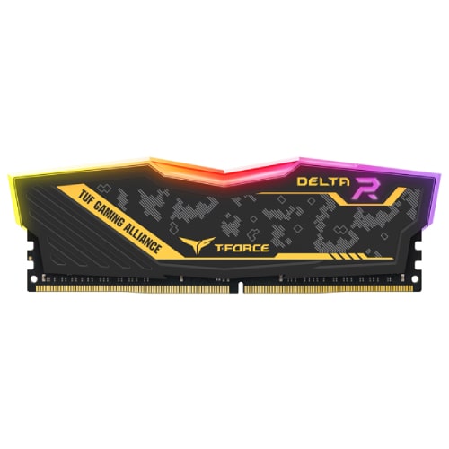 رم کامپیوتر تک کاناله TEAMGROUP DELTA TUF RGB DDR4 3200MHz ظرفیت 16GB