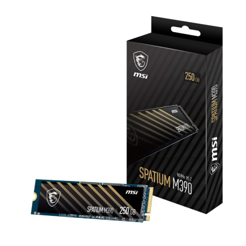 هارد SSD ام اس آی MSI SPATIUM M390 M.2 2280 NVMe 250GB