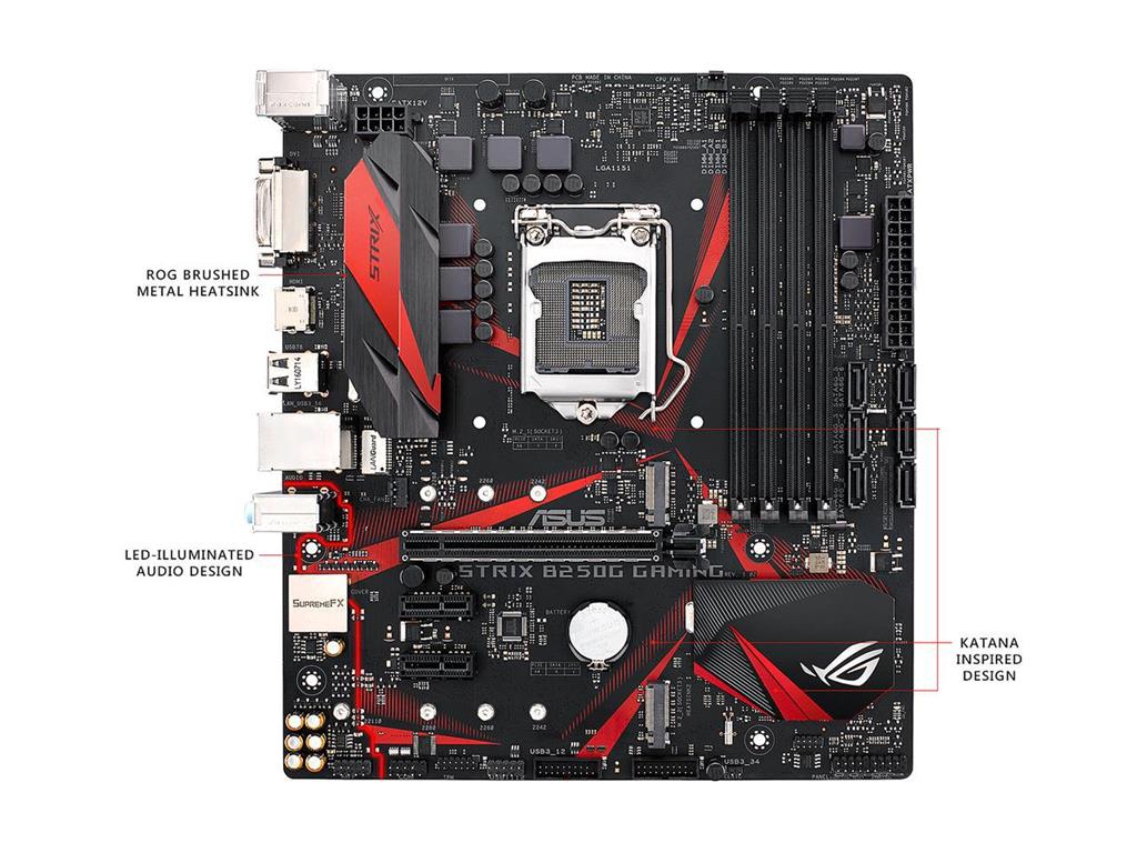   ASUS ROG STRIX B250G GAMING MotherBoard