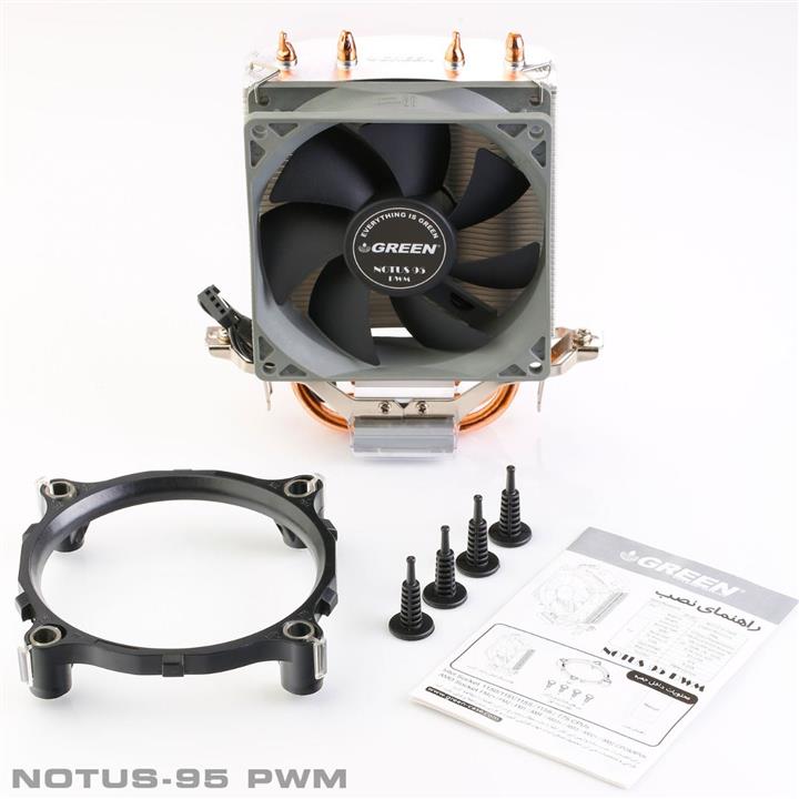 خنک کننده بادی گرین مدل NOTUS 95 PWM (LGA 1700)