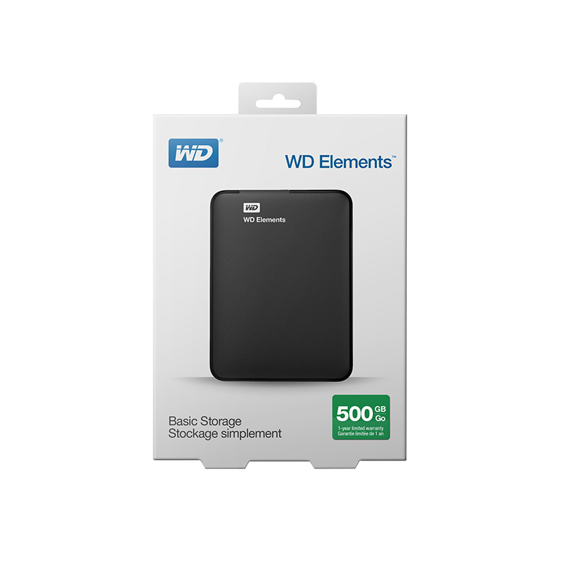 western digital element external hard Drive-500 GB