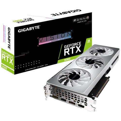 کارت گرافیک گیگابایت مدل GIGABYTE RTX 3060 VISION OC 12G