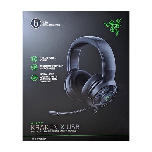 هدست بازی ریزر مدل Razer KRAKEN X USB