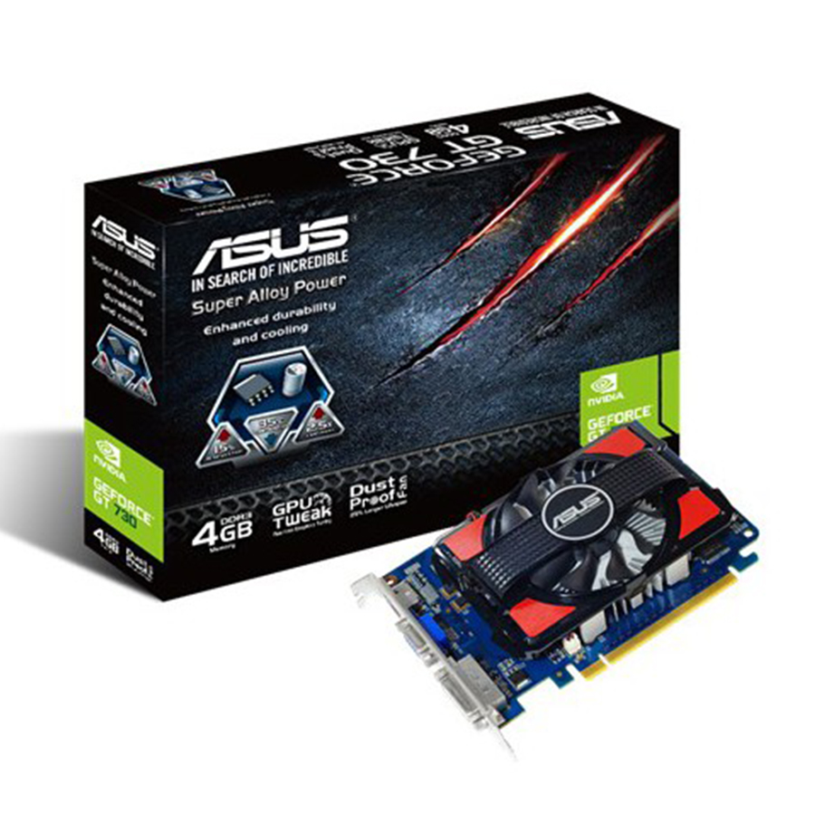 کارت گرافیک ASUS GT730 DDR3 4GB 128Bit