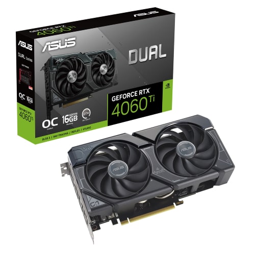 کارت گرافیک ایسوس مدل ASUS DUAL GeForce RTX 4060Ti 16GB OC Edition