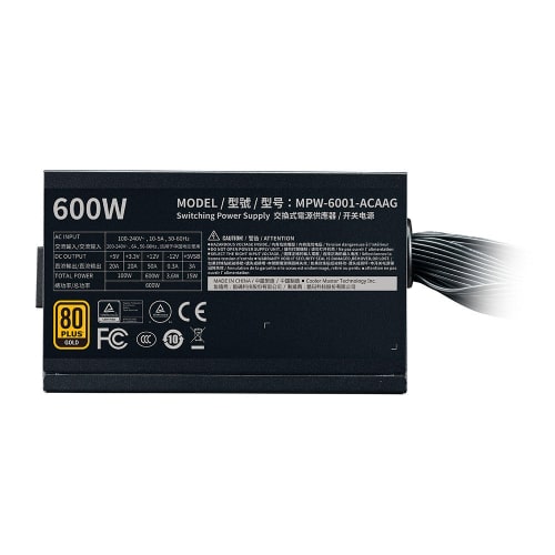 منبع تغذیه کولر مستر Cooler Master G600 Gold