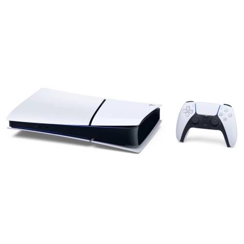 کنسول بازی سونی مدل PLAYSTATION 5 Slim نسخه دیجیتالی ظرفیت 825 گیگابایت ریجن اروپا 2116 به همرا یک دسته اضافی و شارژر اورجینال سونی