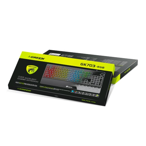 کیبورد گیمینگ گرین مدل GREEN GK703-RGB