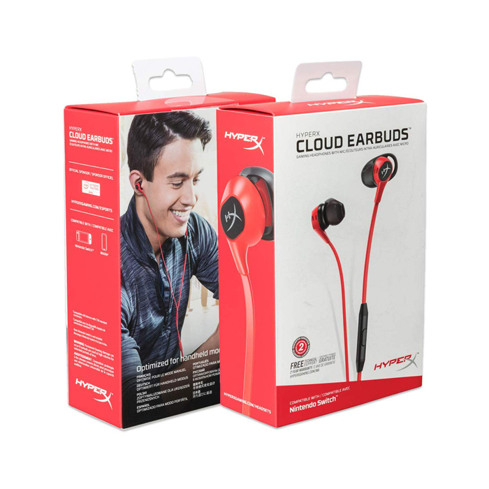 Hyper x head set gaming cloud earbuds