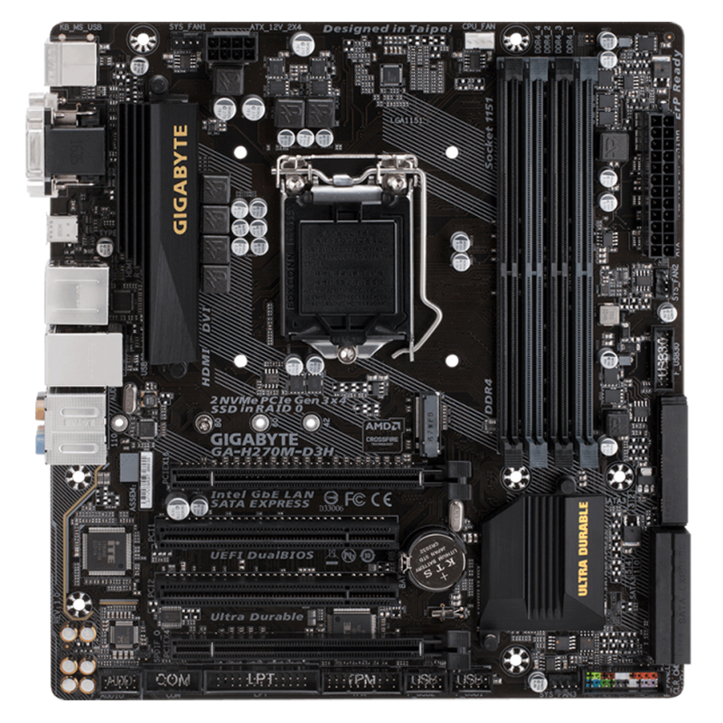 مادربرد GIGABYTE H270M-D3H