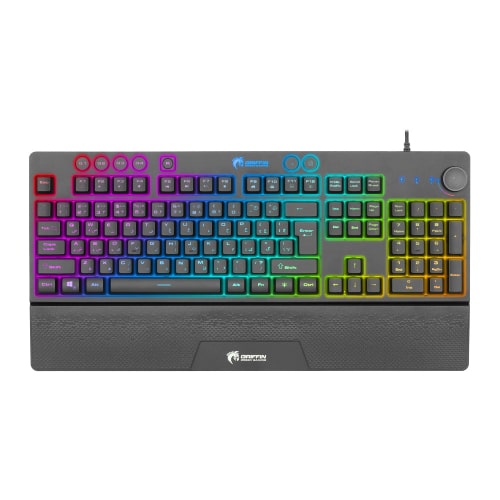 کیبورد گیمینگ گرین مدل GREEN GK703-RGB