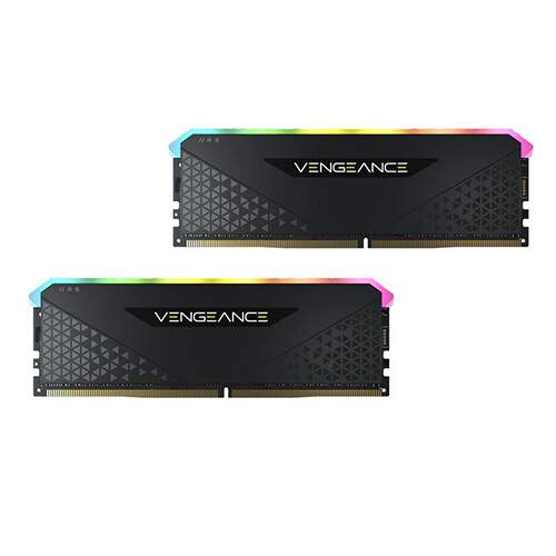 رم کامپیوتر Corsair VENGEANCE RGB RS 16GB 8GBx2 3600MHz CL18