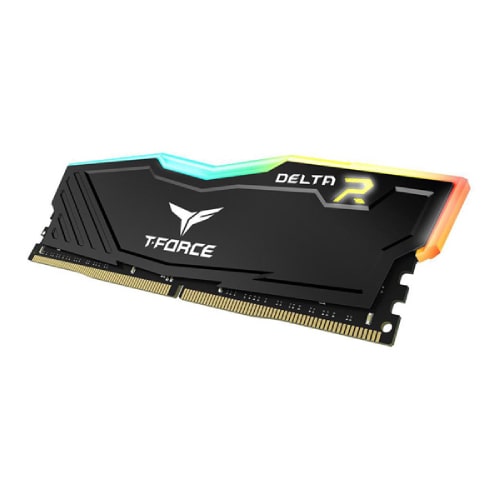 رم کامپیوتر تک کاناله TEAMGROUP DELTA RGB DDR4 3200MHz ظرفیت 16GB