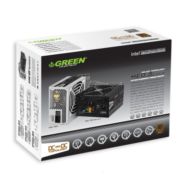 منبع تغذیه کامپیوتر گرین مدل GREEN GP580A-HED