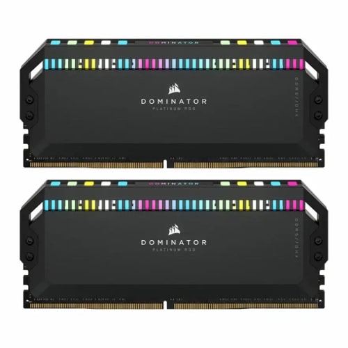 رم کامپیوتر کورسیر مدل DOMINATOR PLATINUM RGB 32GB 16GBx2 6000MHz CL36