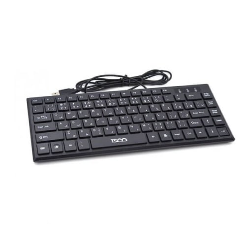 مینی کیبورد با سیم تسکو مدل TSCO TK 8001