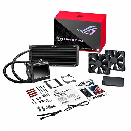 خنک کننده آبی ایسوس ASUS ROG RYUJIN II 240 ARGB NOCTOUA (LGA1700)