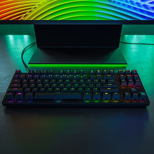 کیبورد مکانیکی گیمینگ ریزر مدل Razer Huntsman Tournament Edition